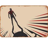 Ant-Man Comics Affiche vintage en métal Décoration murale pour café, club, cuisine et maison 20,3 x 30,5 cm