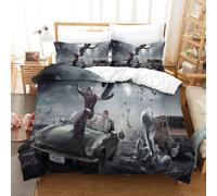 Ant-Man Ensemble Housse De Couett Imprim¿¿ D Et Taie D'oreiller ,Ultra Doux Microfibre Hypoallerg¿¿Nique £¬Ensemble Housse De Couette Avec Fermeture ¿¿Cla