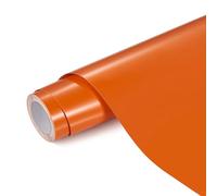 ANT Orange Craft - Vinyle adhésif permanent - 30,5 cm x 9,1 m - Pour projet de bricolage, décalcomanie, résistant à la décoloration - Utilisation en intérieur et en extérieur - Pour travaux manuels