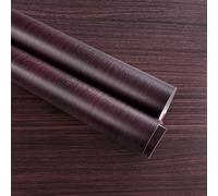 ANT Rouleau de papier contact autocollant en bois pour comptoir, tiroir, étagère, armoire, facile à nettoyer - 30,5 cm x 3 m