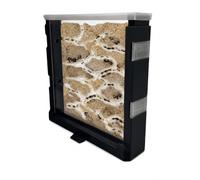 Ant-Shelter - | Fourmilière Taille M | Terrarium pour l'élevage des Fourmis | Fourmilières Naturelles en Impression 3D | Activité éducative pour Enfants (Noir)
