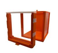 Ant-Shelter - Kit intermédiaire fourmilière et Aire de Chasse pour Fourmis - Terrarium pour l'élevage des Fourmis - Fourmilières - Activités pour Enfants - Idées Cadeaux Enfants (Orange)