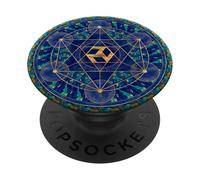 Antahkarana in Sacred Geometry Ornament PopSockets PopGrip Adhésif