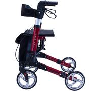ANTAR Déambulateur pour personnes âgées à quatre roues, pliant, argent AT51006S