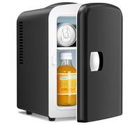 Antarctic Star Réfrigérateur compact, mini réfrigérateur portable, capacité de soin de la peau, 4 litres, 6 canettes, pour chambre, voiture, bureau et chambre à coucher, petit réfrigérateur cosmétique