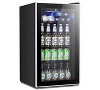 Antarctic Star Refroidisseur de boisson - 120 canettes - Porte en verre pour soda, bière ou vin - Porte transparente pour la maison, le bureau, le bar - 1,9 m³