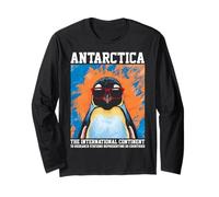 Antarctica Continent Bird Animal Penguin Travel Souvenir Manche Longue