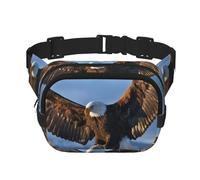 Antarctica PenguinswaistSac banane double réglable pour voyage, sport et quotidien, Aigle, Taille unique