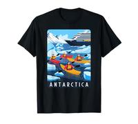Antarctique Kayak Adventure avec Icebergs Fun Group T-Shirt