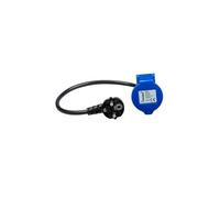 Antarion Adaptateur Femelle P17-230V CEE 50cm pour Camping-Car