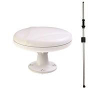 ANTARION Antenne TNT Omnidirectionnelle 35dB + Mat Traversant Camping Car Caravane