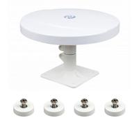 ANTARION Antenne TNT passive omnidirectionnelle Camping Car + 4 aimants