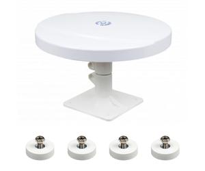 ANTARION Antenne TNT Passive omnidirectionnelle Camping Car + 4 aimants