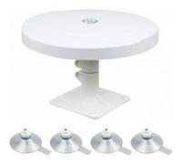 antenne tnt passive omnidirectionnelle camping car + 4 ventouses