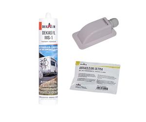 ANTARION Kit de Pose Solaire avec Passe-toit Cartouche et Lingette Sans Régulateur