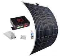 Antarion KIT Panneau Souple 220W + Régulateur MPPT 20A + Câble 5m