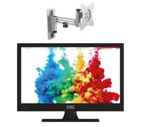 Antarion Pack TV LED 15.6" 39cm Full HD + Support TV Camping Car 180° Charge Max 15kg