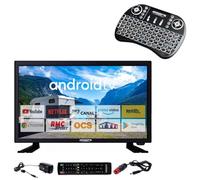 ANTARION Pack TV LED 19" 48cm Téléviseur HD Connect + Clavier Ergonomique