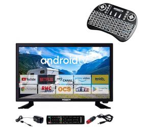 ANTARION Pack TV LED 19" 48cm Téléviseur HD Connect + Clavier Ergonomique