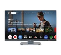 Antarion Smart TV 18,5" (47cm) - Google TV Connecté Internet WiFi avec Bluetooth & Lecteur DVD - 12V/24V/220V - Camping Car Camion Fourgon Poids Lourd Caravane Bateau Cuisine - Garantie 2 Ans