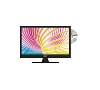 antarion tv led 15.6pouces 39cm télévision hd tnt camping 12v dvd intégré noir G