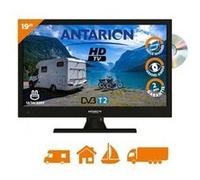 tv led 19" 48cm téléviseur dvd intégré camping car 12v