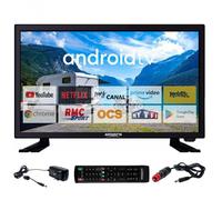 ANTARION TV LED 19"" 48cm Téléviseur HD Bluetooth ANDROID 11.0 Camping Car