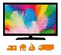 tv led 22" 55cm full hd 12v camping-car bateau camion dvb-t2