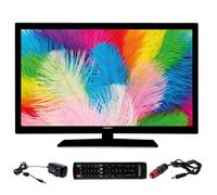 Antarion Téléviseur LED 22" 55 cm – Full HD – Compatible camping-car 12V