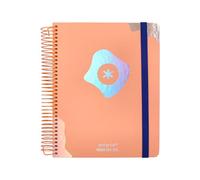 Antartik Agenda scolaire année 24-25 année année 24-25 année de l'année 24-25 ans, collection maximale lumière orange jour par page DIN A5
