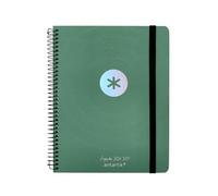 Antartik Agenda scolaire année 24-25 année année 24-25, collection minimal vert semainier format A5