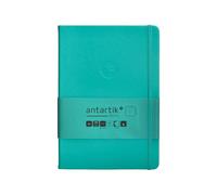 Antartik Cahier avec gomme note couverture rigide A5 feuilles points turquoise 100 feuilles 80 g FSC