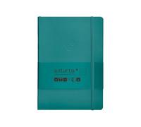Antartik Cahier avec gomme note couverture souple A5 feuilles lisses vert aqua 80 feuilles 80 g FSC