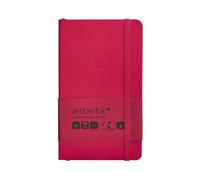 Antartik Cahier avec gomme note couverture souple A6 feuilles lisses bordeaux 100 feuilles 80 g FSC