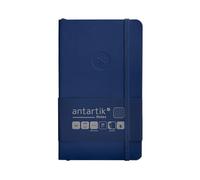 Antartik Cahier avec gomme note couverture souple A6 quadrillé bleu marine 100 feuilles 80 g FSC