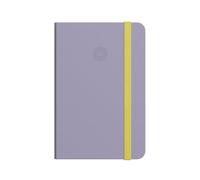 Antartik Cahier avec gomme Notes Couverture rigide A4 Feuilles Points Violet et Jaune 100 feuilles 80 g FSC