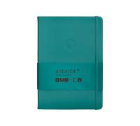 Antartik Cahier avec gomme Notes Couverture rigide A5 feuilles Points vert aqua 100 feuilles 80 g FSC