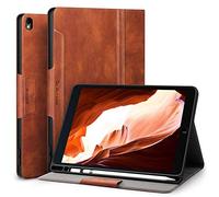 Antbox Coque pour iPad Air 3ème Génération 2019/iPad Pro 10,5 Pouces, Étui de Protection avec Porte-Stylet, Fonction Veille/Réveille Automatique (Marron)