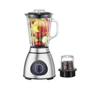 ANTCOOL Blender Multifonction 8 en 1 - 1 5 L - 250 W - Bol Verre Borosilicate avec 8 Lames - Mixage Rapide Sans Filtre