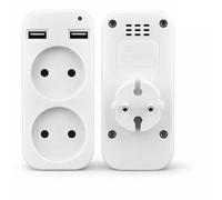 AntDau71 Caméra espion WiFi interne 1080P intégrée en multiprise, mini caméra cachée avec microphone, détection de mouvement, contrôle de l'application - CW1015