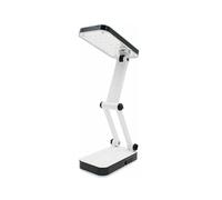AntDau71® - Lampe pliante à LED rechargeable, portable, avec deux intensités de lumière, avec câble de charge, de table, de bureau, pour travail, pour lecture - CW915
