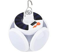 AntDau71 - Lanterne de Camping à LED Solaire, Baladeuse LED Éclairage sans Électricité, 5 Modes d'Éclairage, Lampes Rechargeables d'Extérieur IPX7 Imperméable pour Store Camping Pêche Émergence
