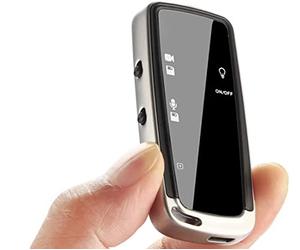 AntDau71® Mini enregistreur vocal espion avec caméra HD 1080p - Microcaméra cachée USB-C - LED désactivable - Enregistrement audio et vidéo - Faux porte-clés - CW785