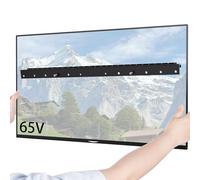 Anteabee Support mural sans clous pour TV de 32 à 75 pouces, sans goujon, universel, compatible avec la plupart des téléviseurs à écran plat incurvé LED, LCD, plasma, VESA 600 x 400 mm jusqu'à 68 kg
