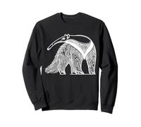 Anteater Géant Ligne Art Wildlife Biologie Zoologie Design Sweatshirt
