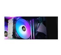 Antec A400i - Refroidisseur de processeur - (pour : LGA1150, LGA1151, LGA1155, LGA1156, LGA1366, LGA2011, LGA1200, LGA1700, AM4, AM3+, AM3, AM2+, AM2, FM2+, FM2, FM1) - tubes de chaleur en cuivre avec