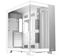 Antec Aluminium Blanc C8, Ventilateurs Non Inclus, Panneau Avant en Aluminium, Disposition à Double Chambre, Type C, Support de radiateur de 360 mm, Panneaux Avant et latéraux TG sans Couture,