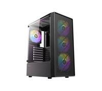 Antec AX26 RGB Elite Mid-Tower Cristal Templado Negra
