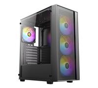 Boitier Moyen Tour ATX Antec AX65 RGB avec panneau vitré (Noir)