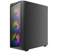 Antec Boîtier PC AX67 ARGB – Mid-Tower, Façade Full Mesh, Verre trempé, 4x120mm, ATX/Micro-ATX/ITX
